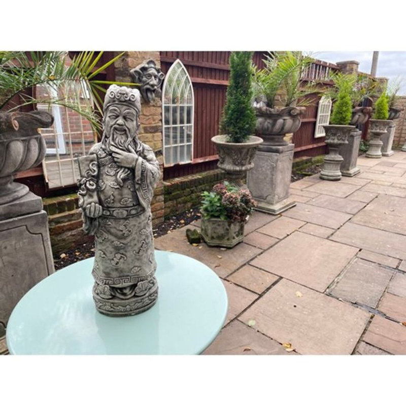 Newman People Statue, Grey Stone