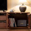 Meuble télé en bois massif de style médiéval-107361079