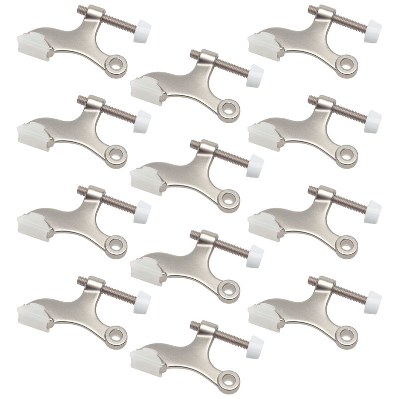 Steel Hinge Pin Stop, Satin Nickel
