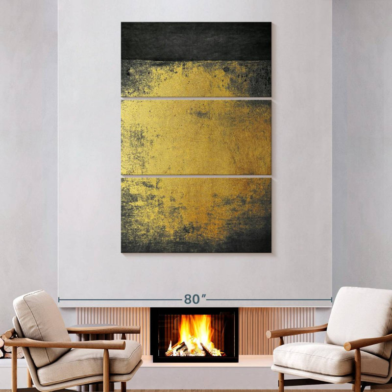 Avery Abstract Grunge II, 74" H x 48" W