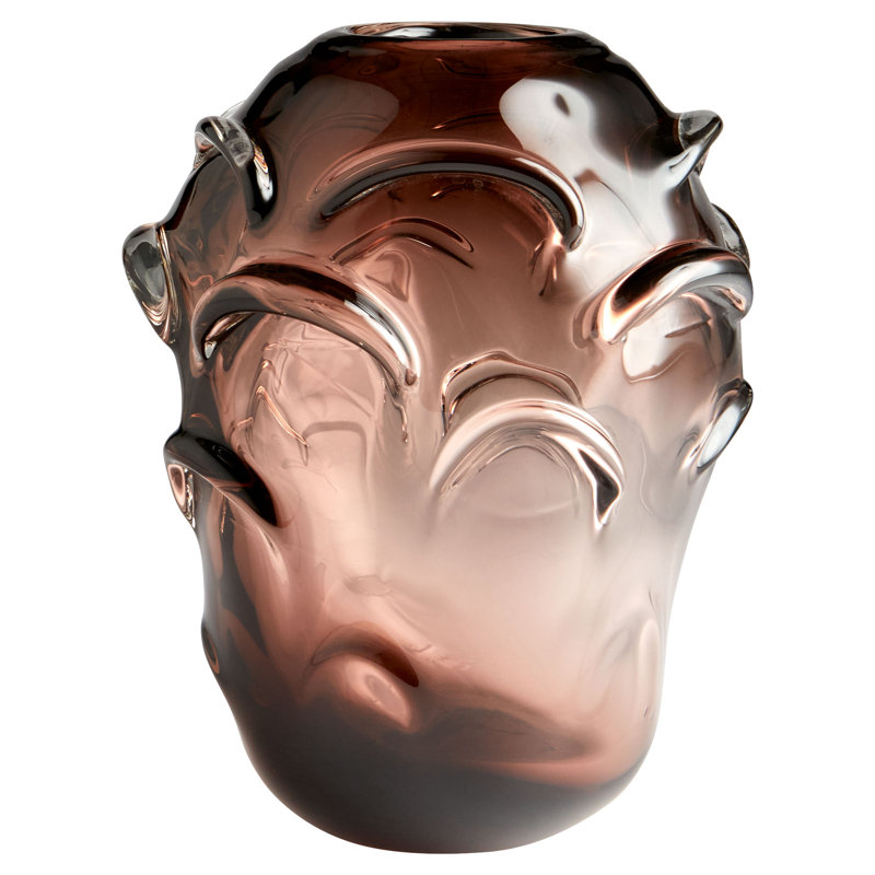 Lunaria Handmade Ceramic / Porcelain Table Vase, 12" H x 10" W x 10" D