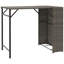 4 - Person Wicker Patio Dining Set with Rectangular Table-2006796967