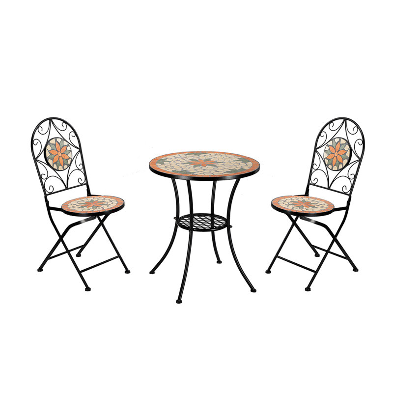 Millette 2 - Person Patio Dining Set with Round Table