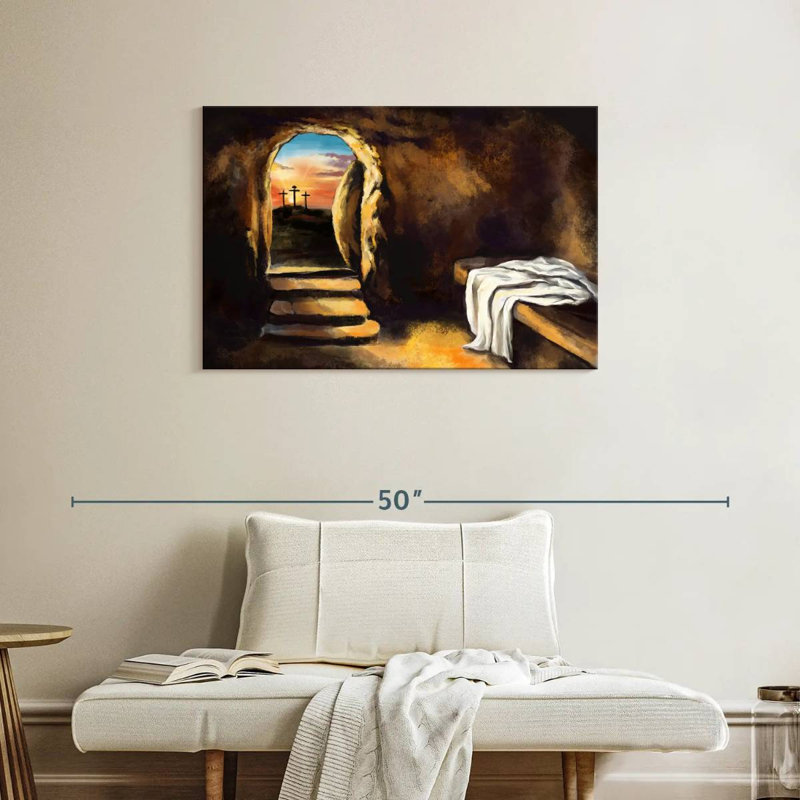 Adella Jesus Christ Has Risen, 24" H x 36" W