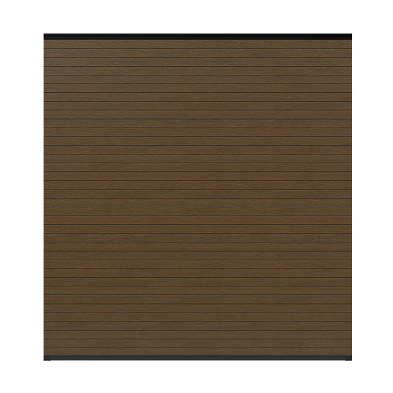 5.9 ft. H x 5.9 ft. W Pricacy Weatherproof Wood Plastic Composite Fence Panel (12 Pieces Excludes Post), Brown