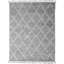Wool Geometric Area Rug in Gray-63470024