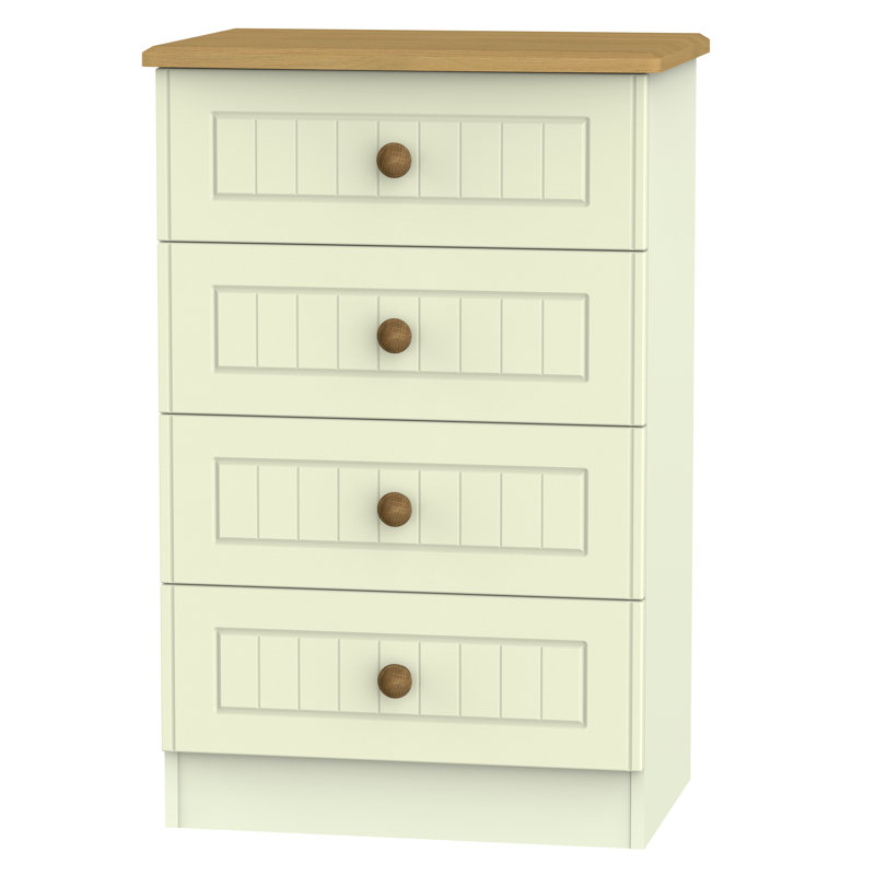 Fully Assembled Saxena 4 Drawer Chest