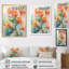 «Colorful Pine Tree Song», reproduction encadrée sur toile-91229242-91229243