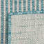 Tapis rayé en polypropylène tissé à la machine intérieur / extérieur gris / bleu-400190676