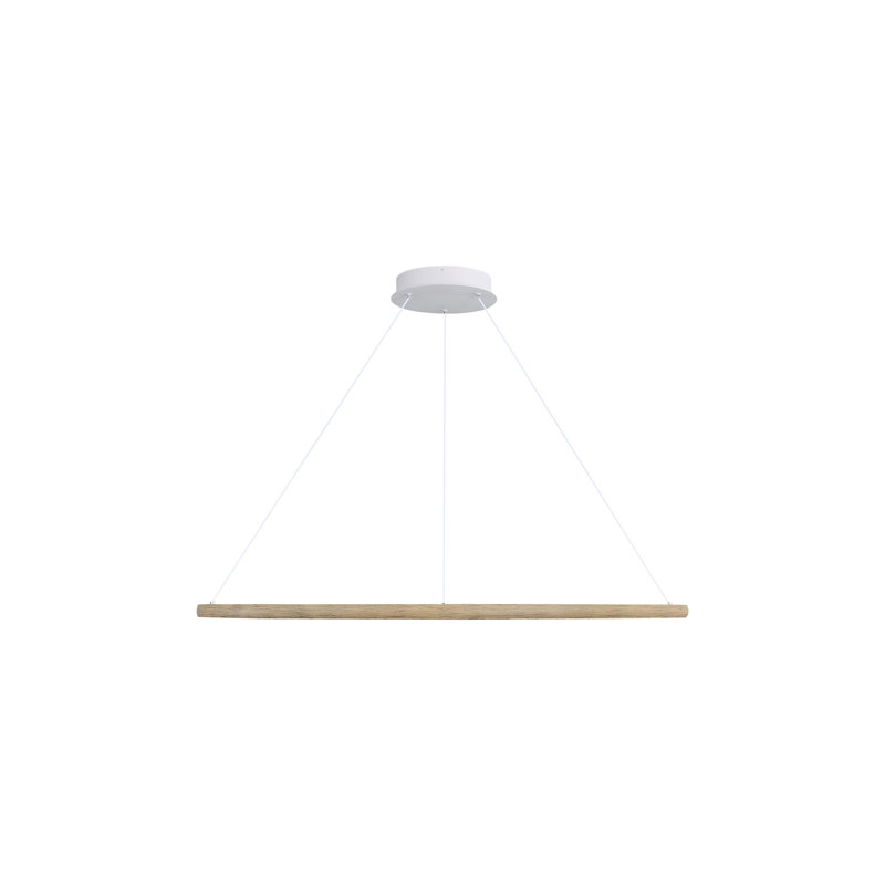 Lustre à DEL 35 po Veritas, Bois flotté