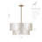 24" 5-Light Scalloped Capiz Shell Drum Chandelier-1842962787