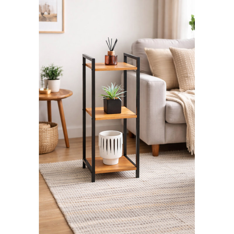 Angelleigh 26cm W Metal Shelving Unit