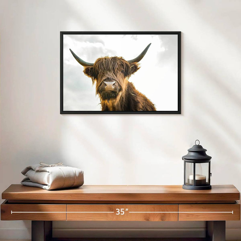 Brampt Cow Picture, 13" H x 19" W