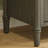 31-Inch Antique Gray Bathroom Vanity With Ceramic Sink, Adjustable Storage, And Grooved Cylindrical Legs-1330412916