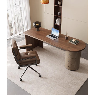 Bureau italien moderne en bois massif italien