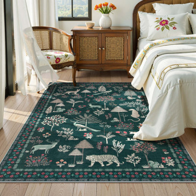 Tapis lavable Garbrand Wild Jungle