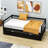 Masimba Twin Size Wooden Daybed with Trundle-530279903