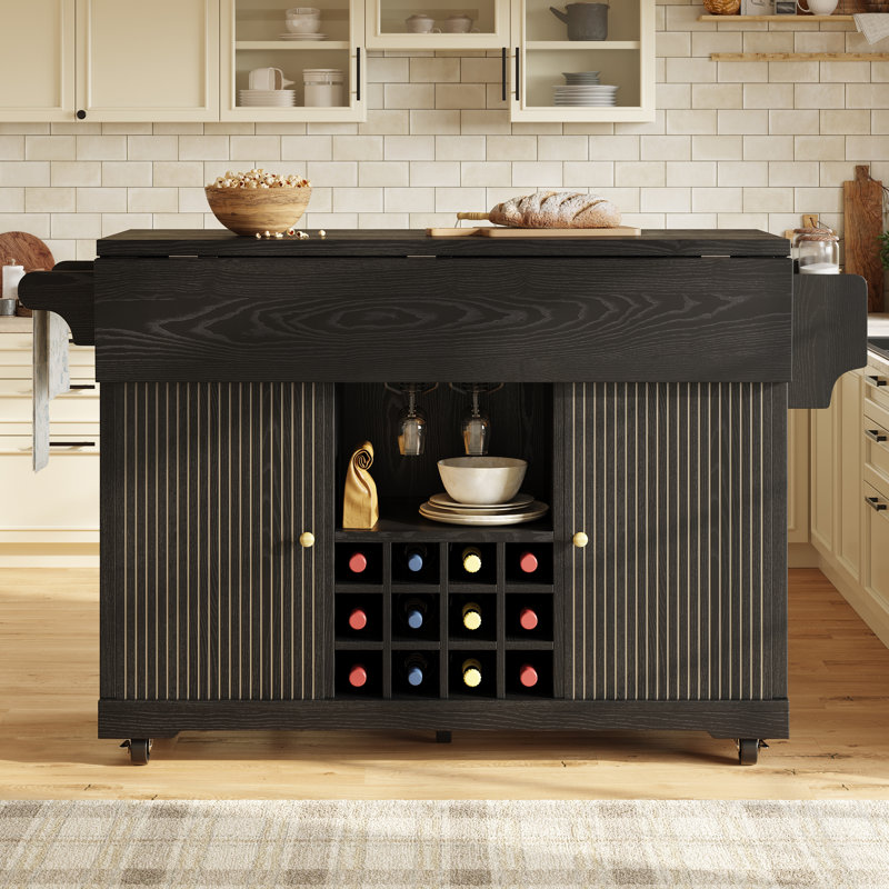 142.5 cm W Kitchen Island with Top