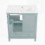 Meuble-lavabo avec portes et tiroir 30 po-383077439