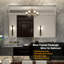40x30inch Silver Bathroom Mirror With Beveled Edge And Aluminum Frame Distinctive-2079322377-2079322391