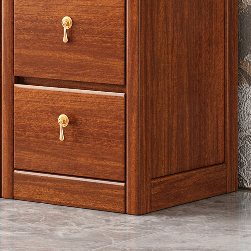 Buffet en bois de noyer massif, H 78,35 po x L 75,39 po x l 15,35 po