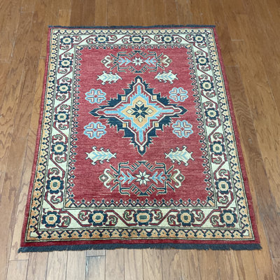 Handmade Super Kazak Wool Rug