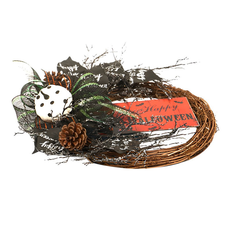 Faux Forget Me Not 40cm Wreath