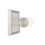 Ensemble de meuble-lavabo à DEL intégré 18 po Yep par Stratum en nickel brossé avec marbre blanc Jazz-388328523-388328565-388328567