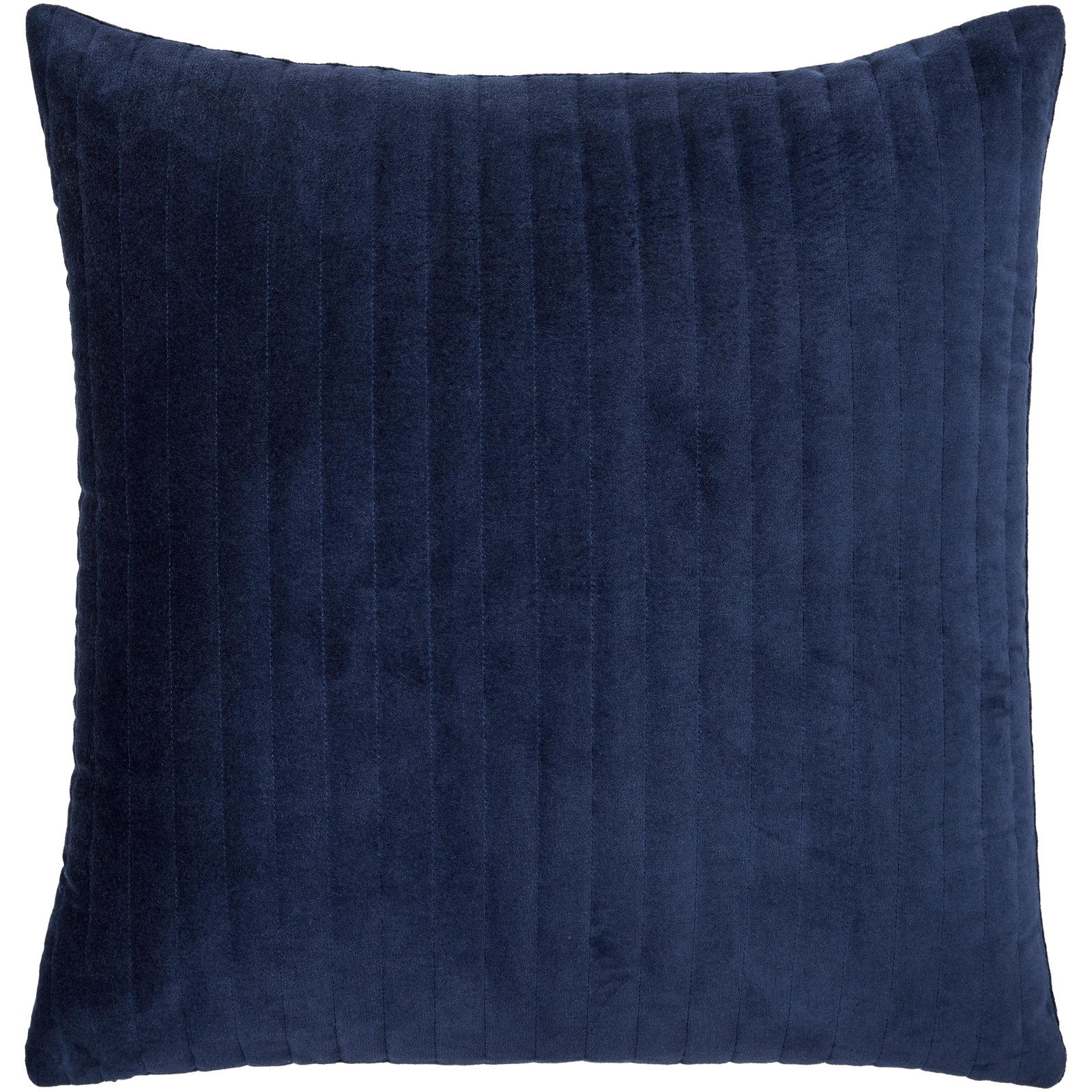 Beirne Throw Pillow, 20" x 20", Dark Blue, Down