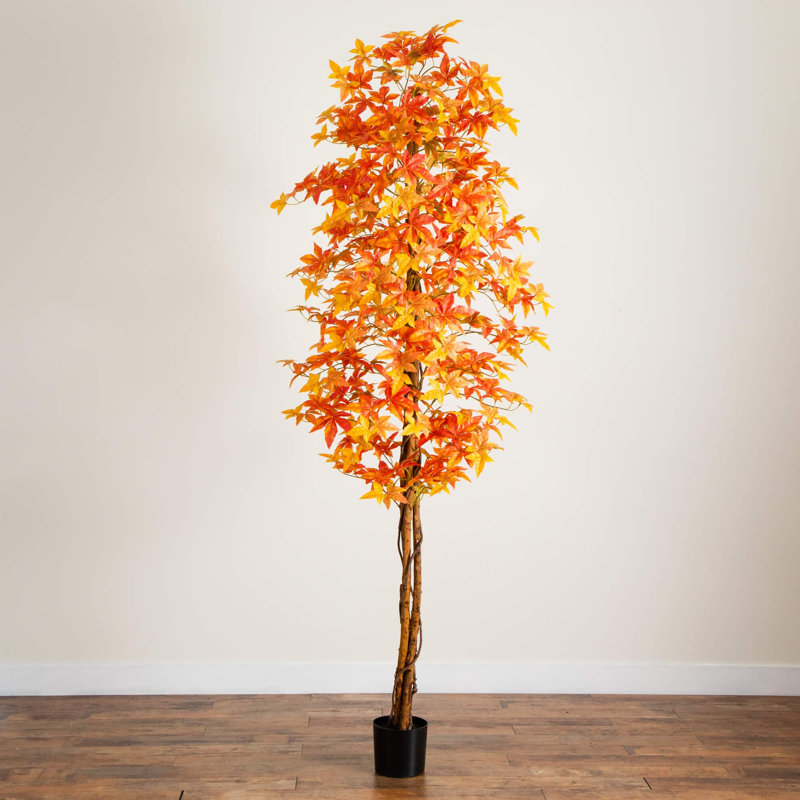 Arbre d'automne artificiel Autumn Deluxe, H 108 po x l 38 po x P 38 po