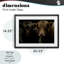 «Cow faces Highland pair», reproduction sous verre encadrée, conception par Amy Carroll-956673394-956673389
