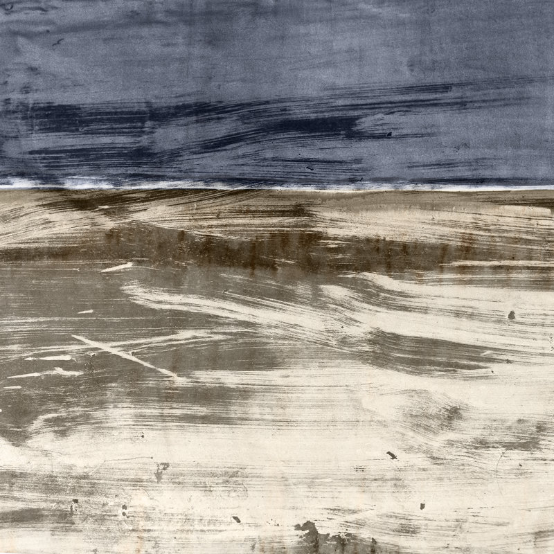 Grey Horizon by Sisa Jasper - Wrapped Canvas Painting, 30cm H x 30cm W x 3.8cm D