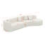 Canapé modulaire modulaire, canapé incurvé moderne avec assise profonde-2124164619