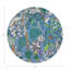 Sabi Jungle Beige Vegan Leather Round Coasters-1204487316