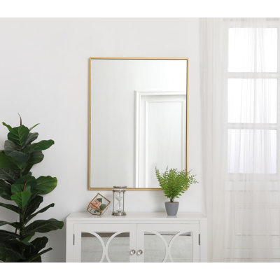 Sabine Metal Rectangle Wall Mirror