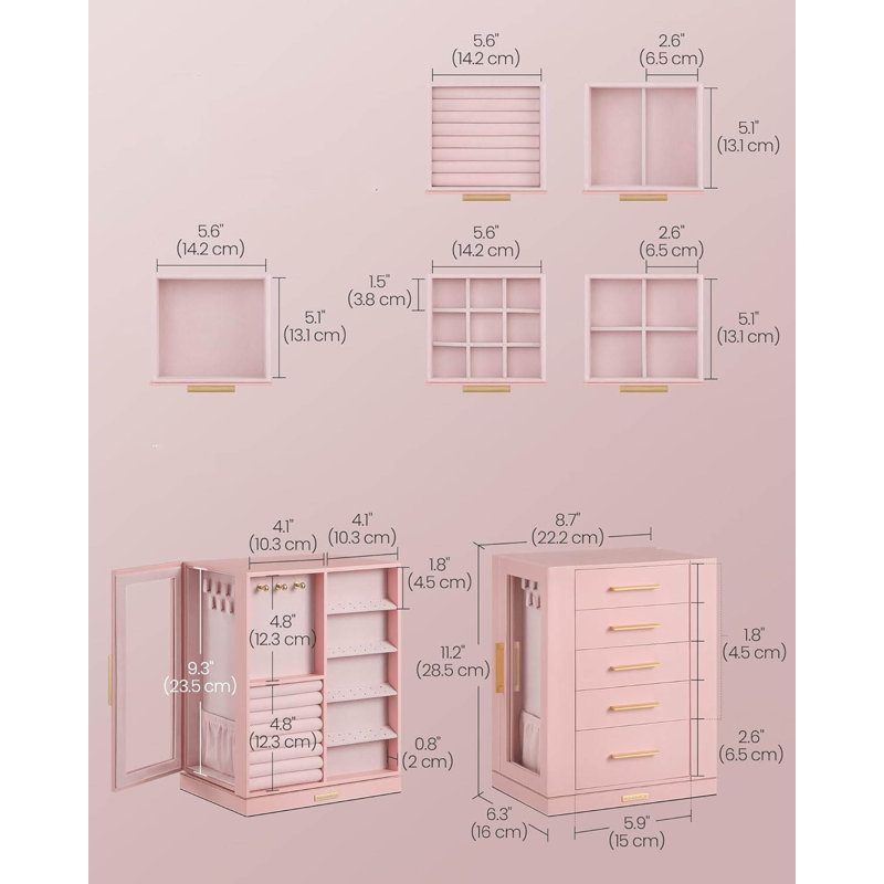 Jewellery Box +, Pink
