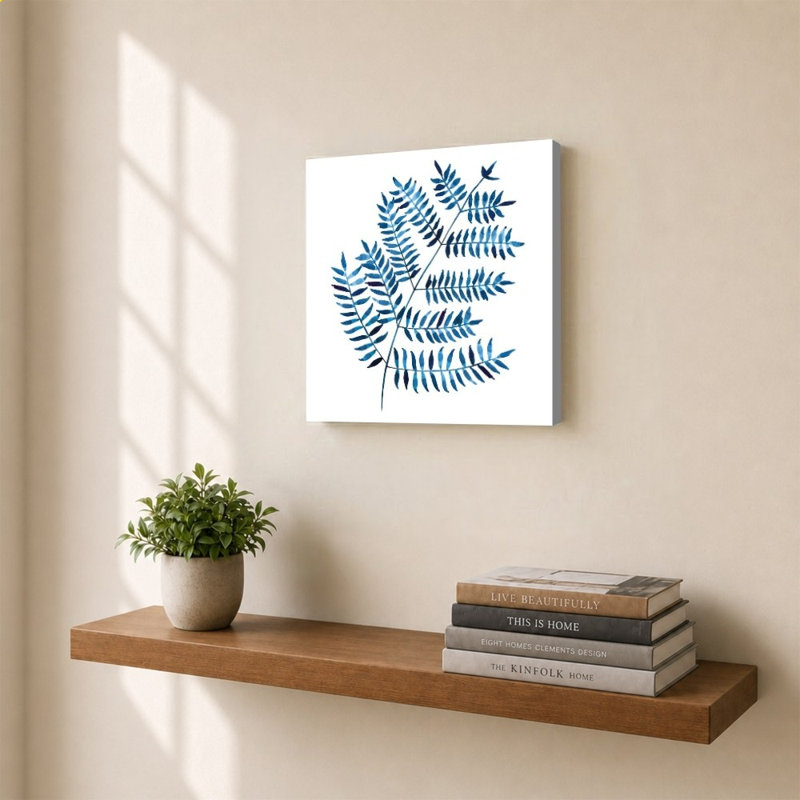 «Woodland Fern» par Mercedes Lopez Charro - impression sur toile, 24" H x 24" W