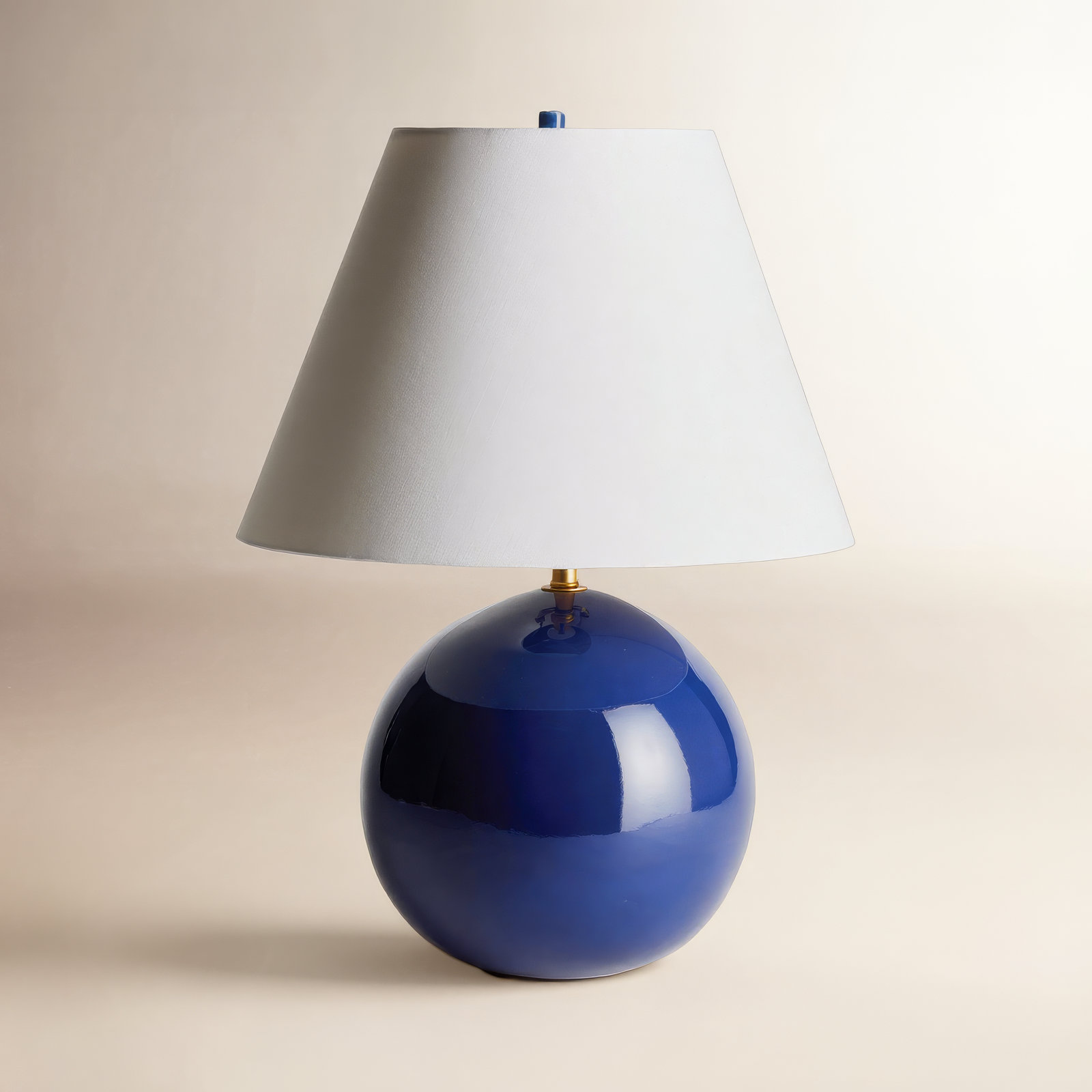 Parsley Ceramic Table Lamp, Blue