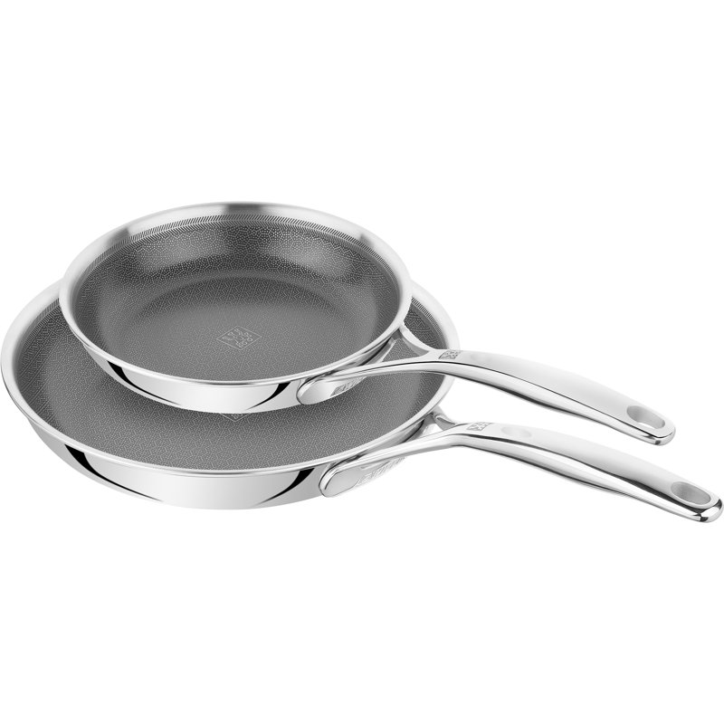 ZWILLING Peak 2-Pc Stainless Steel Dual Performance Fry Pan Set - Ceramic