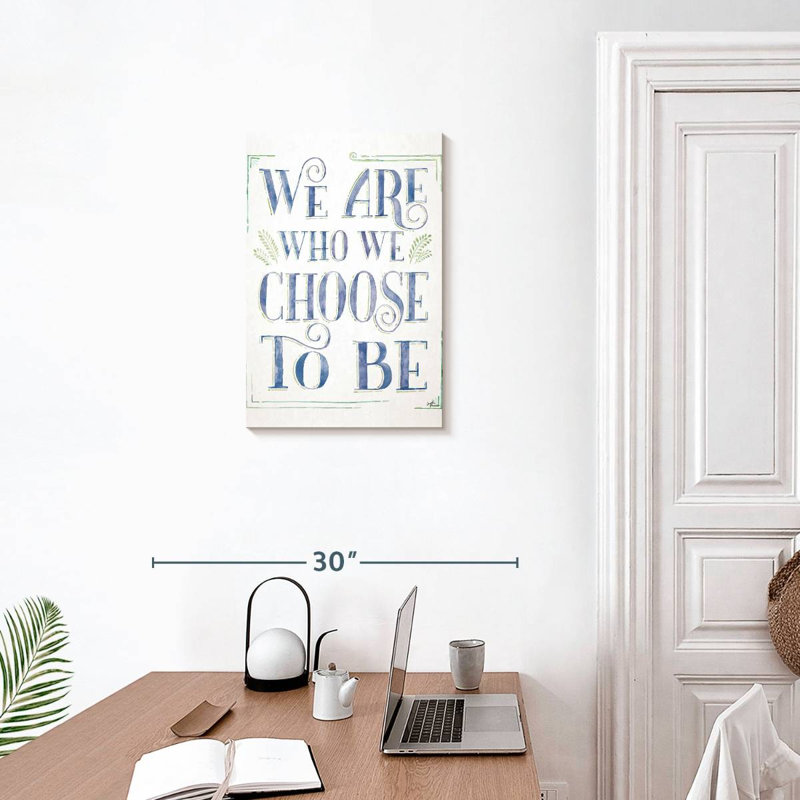Tergel «We Are Who We Select To Be I», H 24 po x l 16 po