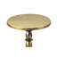 Silver Raw Finish Aluminium Side Table-1385398743