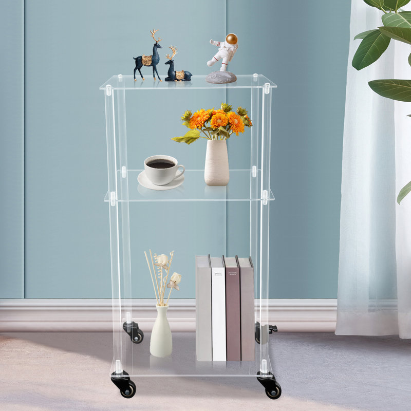 29.5'' H x 15.7'' W Printer Stand with Wheels