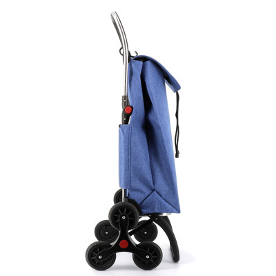 Shopping Trolley Rolser I-Max Tweed 6 Wheels Stair Climbers Foldable