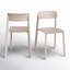 Chaise d'appoint de patio empilable Vowa-101122127