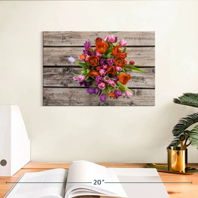 Bouquet de tulipes Harnek, H 8 po x l 12 po