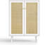 Armoire d'appoint en bois 2 portes avec tablettes réglables Corvyn-666477034-666477047