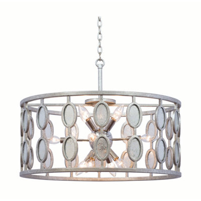 Lustre 12 feuilles Palomar Kalco