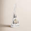 Lit Christmas Cone With Farmhouse Scene