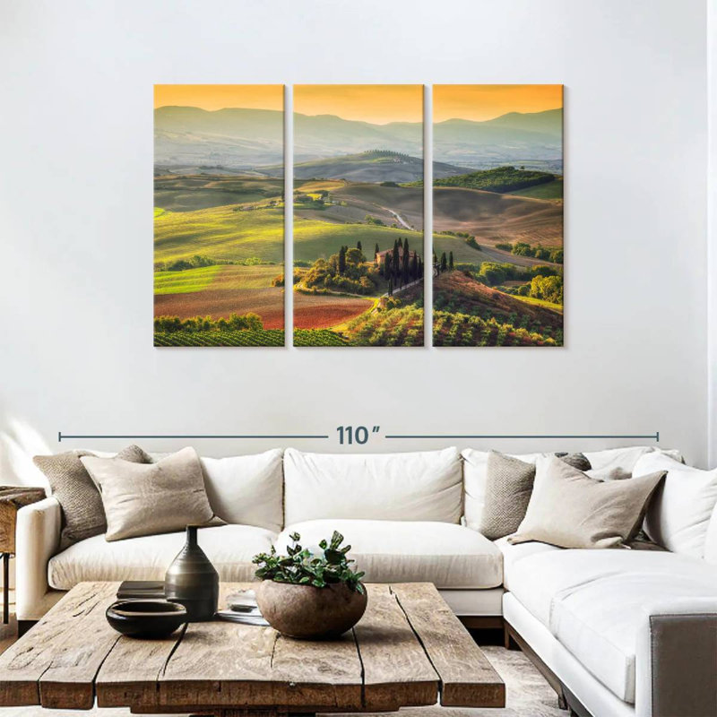 Alvord, Toscane à l'aube, H 48 po x l 74 po