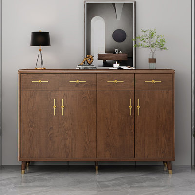 Nut-Brown Solid wood Shoe Storage